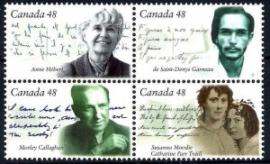 Canada 2003 -NATIONAL LIBRAIRY AUTHORS MNH Block # 1997a