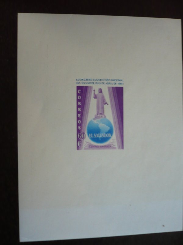 Stamps - El Salvador - Scott# 746 - Mint Never Hinged Souvenir Sheet