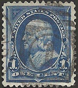 # 264 Blue Used Ben Franklin