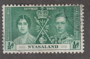 Nyasaland 51 Coronation Issue 1937