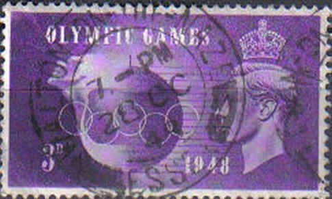 GREAT BRITAIN, 1948, used 3d, Olympic Games.
