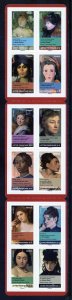 France 4182a MNH , Portraits of Women Booklet from 2012.