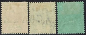 BRITISH HONDURAS 1908 KEVII SPECIMEN SET 