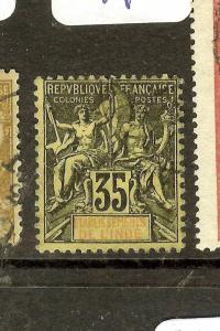 FRENCH INDIA (B0602BB) 35C   VFU 