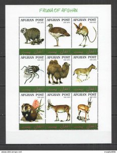 Afghanistan Fauna Wild Animals Birds Insects Kb ** Ja596