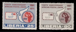 Liberia 583 - 584 MNH