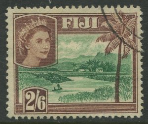 STAMP STATION PERTH Fiji #159 QEII Definitive Issue Used 1954 CV$0.75