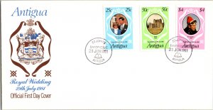 Antigua, Worldwide First Day Cover, Royalty