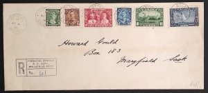 Canada 211-6 First Day Cover 1934 Registered Mail XF