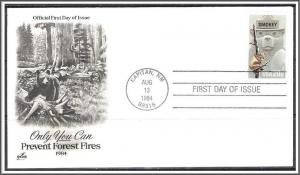 US #2096 Smokey Bear FDC