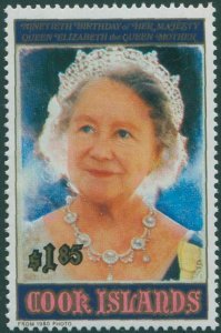 Cook Islands 1990 SG1246 $1.85 Queen Mother 90th birthday MNH