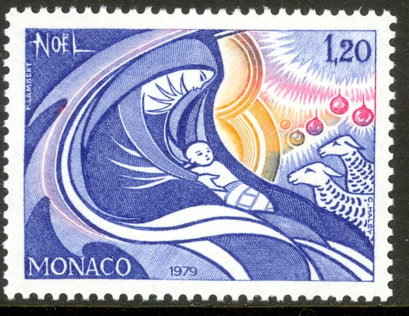 MONACO 1979 CHRISTMAS Issue Sc 1196 MNH