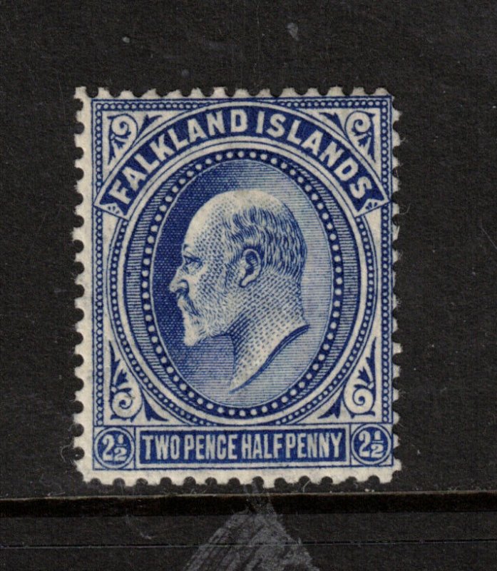 Falkland Islands #25a (SG #46b) Mint Fine Original Gum Hinged Watermark Crown CA