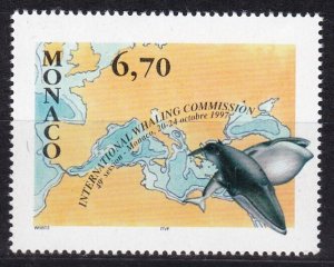 Monaco, Fauna, Whales MNH / 1997