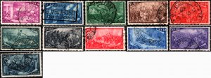 Italy #496-506, Incomplete Set(11), W/O 495, 1948, Used