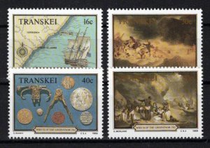 South Africa Transkei 207-210 MNH Wreck of the Grosvenor Ships ZAYIX 0424S0098M