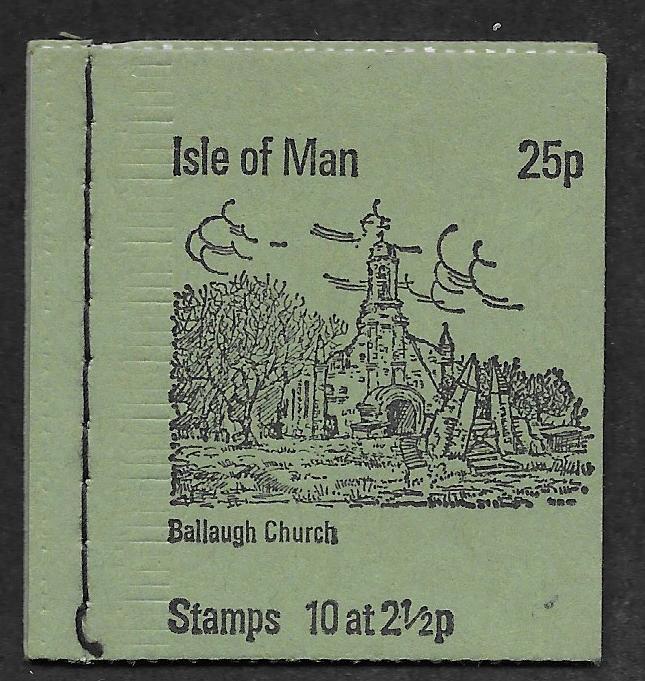 ISLE OF MAN SC# 16a   COMP BKLT/5 PANES  FVF/MNH 1973