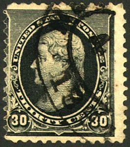 U.S. #228 USED CREASES