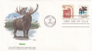 1978, Moose, Fleetwood, FDC (E14131)