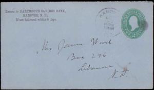 United States, New Hampshire, Postal Stationery