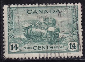 Canada 259 King George VI War Issue, Ram Tank 1943