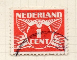 Netherlands 1934-39 Early Issue Fine Used 1c. NW-158968
