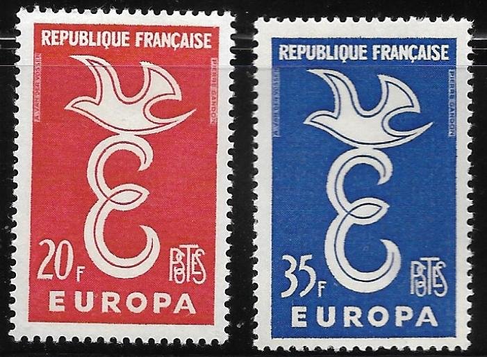 France 889-90 Unused (MH)