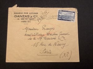 Algeria 1948 to Paris Danzas & Co Stamp Cover R40855