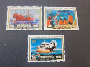 Penrhyn Islands 1983 Sc 228-30 set MH