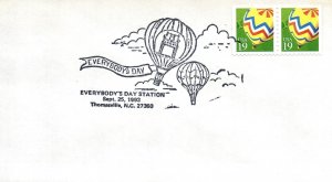 US SPECIAL EVENT CANCEL COVER EVERYBODY'S BALLOON DAY STATION AT THOMASVILLE N.C