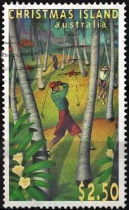 Christmas Island: SC#369 Golf (1995) Used