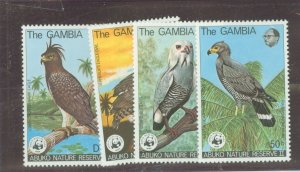 Gambia #381-384  Single (Complete Set) (Animals) (Wildlife)