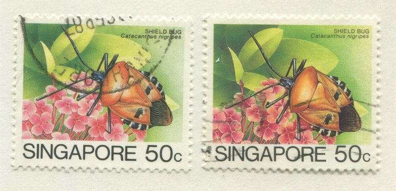 SINGAPORE #459, 459a USED