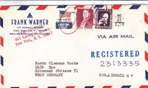 1972, New York to West Germany, Airmail, See Remark (7231)