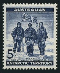 Australian AT L6, MNH. Michel 6. South Pole expedition. Explorers. 1961.