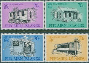 Pitcairn Islands 1987 SG300-303 Island Homes set MNH