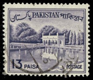 Pakistan #135a Shalimar Gardens; Used