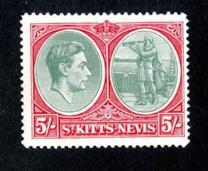 1945 St Kitts Sc#88b MVLH* ( 1383 BCX2 )