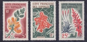 Somali Coast 306-08 Mint OG 1966 Local Plants Set of 3 Very Fine