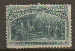 United States #235 Mint No Gum