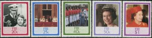 Fiji 1986 SG714-718 QEII Birthday set MNH