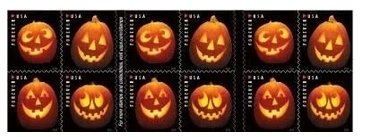 2016 Jack o Lanterns Forever stamps 5 books total 100pcs