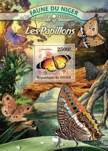 [750 38]- YEAR 2013 - NIGER - BUTTERFLIES      1V   complet set  MNH/**