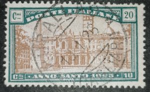Italy 20c+10c 1924 Holy Year
