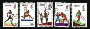 Kenya-Sc#682-6- id2-used set-Sports-Atlanta Summer Olympics-1996-
