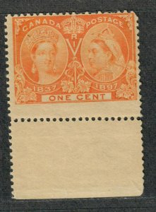 Canada Sc#51 M/NH/F, Bottom Margin Single, Cv. $75