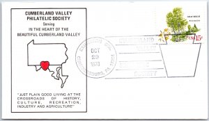 US SPECIAL EVENT CACHET COVER CUMBERLAND VALLEY PHILATELIC SOCIETY CHAMBERSBURG