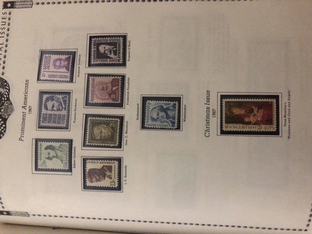 The All American Stamp Album Mint Stamps Very Nice Starts At 1933 Almost Full