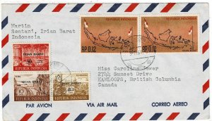 West Irian 1964 airmail cover to the U.S.