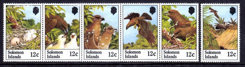 Solomon Islands 1982 Sanford's Eagle Complete Mint MNH Set SC 465-470